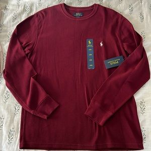 Maroon Polo Crewneck shirt